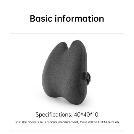 Extra Dense Ergonomic Lumbar Support Pillow for Back