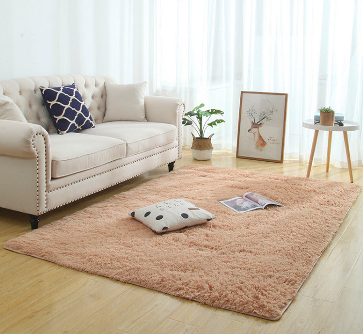 Silky Fluffy Shaggy Rug for Modern Home Decor Comfort