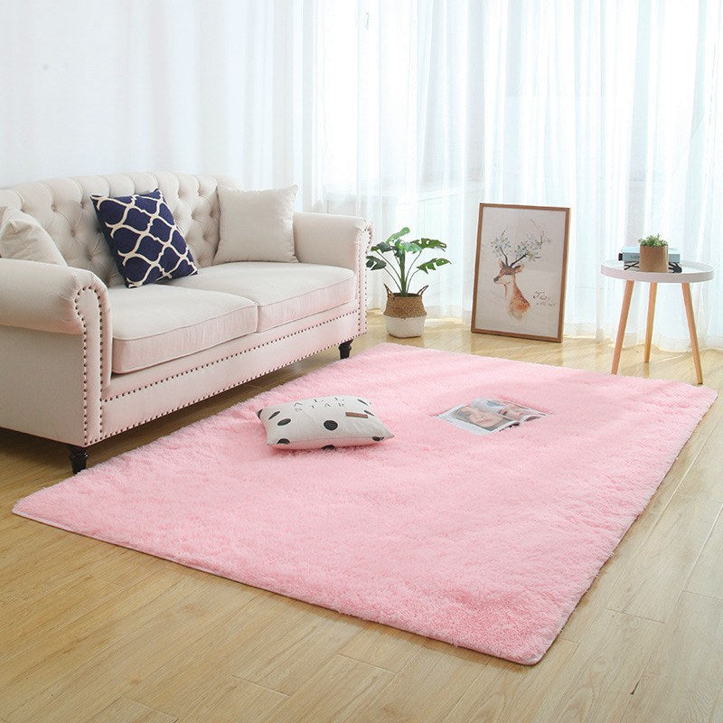 Silky Fluffy Shaggy Rug for Modern Home Decor Comfort