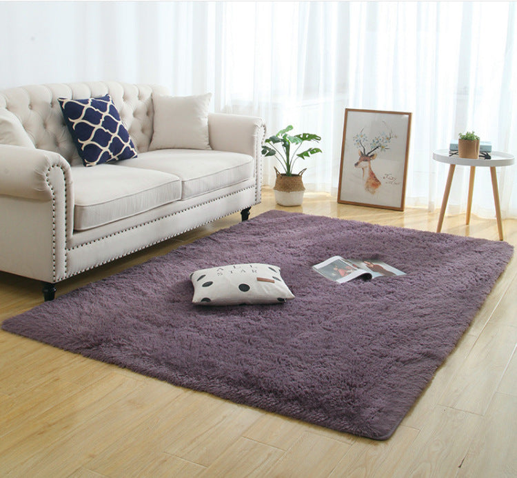 Silky Fluffy Shaggy Rug for Modern Home Decor Comfort