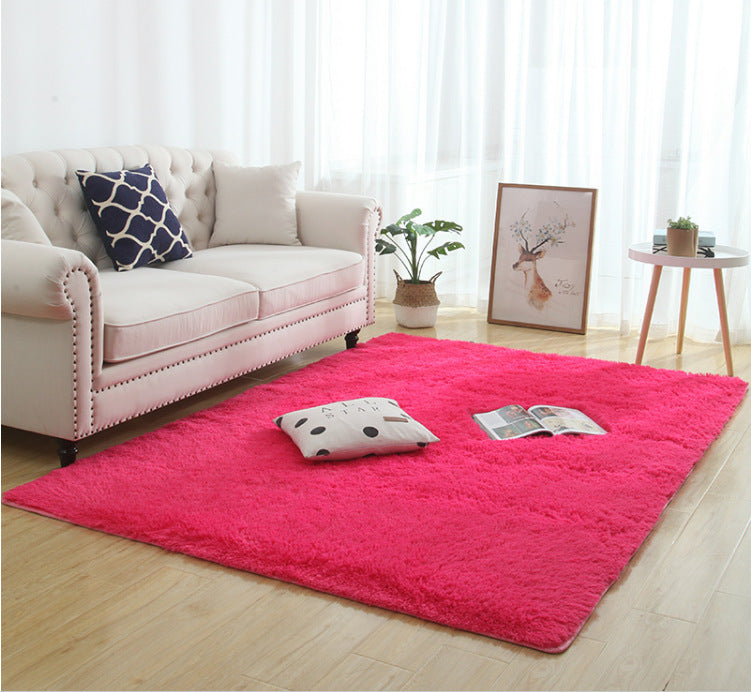 Silky Fluffy Shaggy Rug for Modern Home Decor Comfort