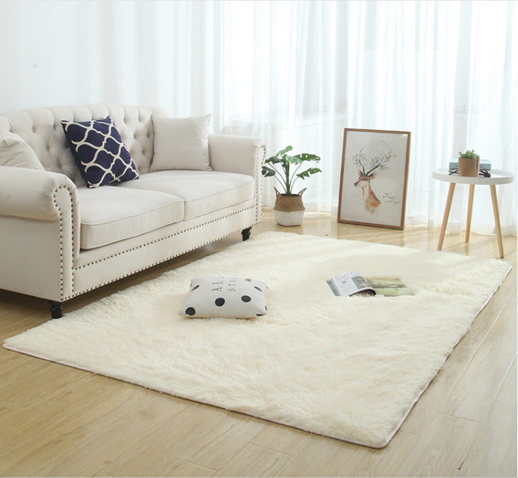 Silky Fluffy Shaggy Rug for Modern Home Decor Comfort