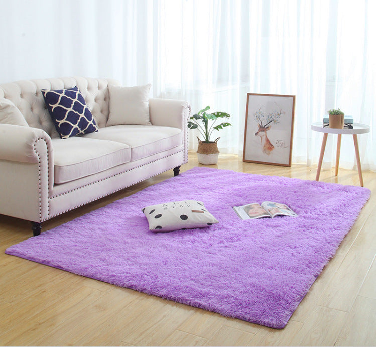 Silky Fluffy Shaggy Rug for Modern Home Decor Comfort