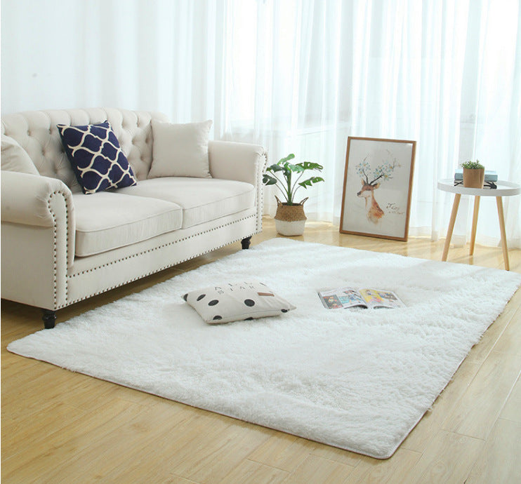 Silky Fluffy Shaggy Rug for Modern Home Decor Comfort