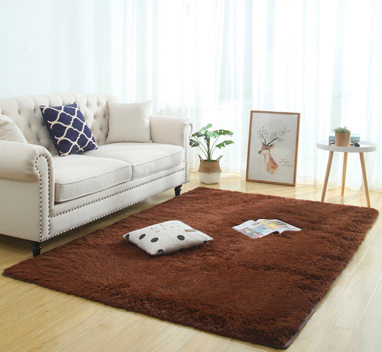 Silky Fluffy Shaggy Rug for Modern Home Decor Comfort