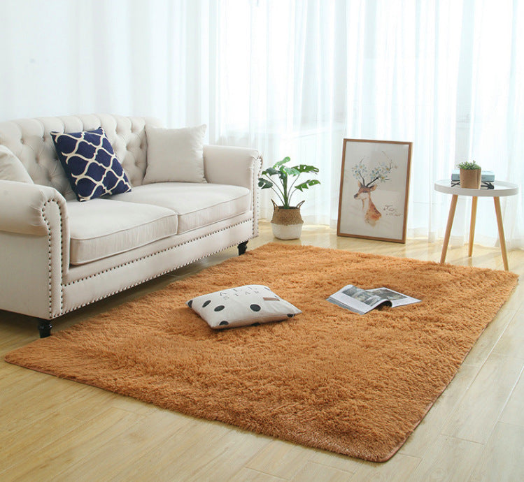 Silky Fluffy Shaggy Rug for Modern Home Decor Comfort