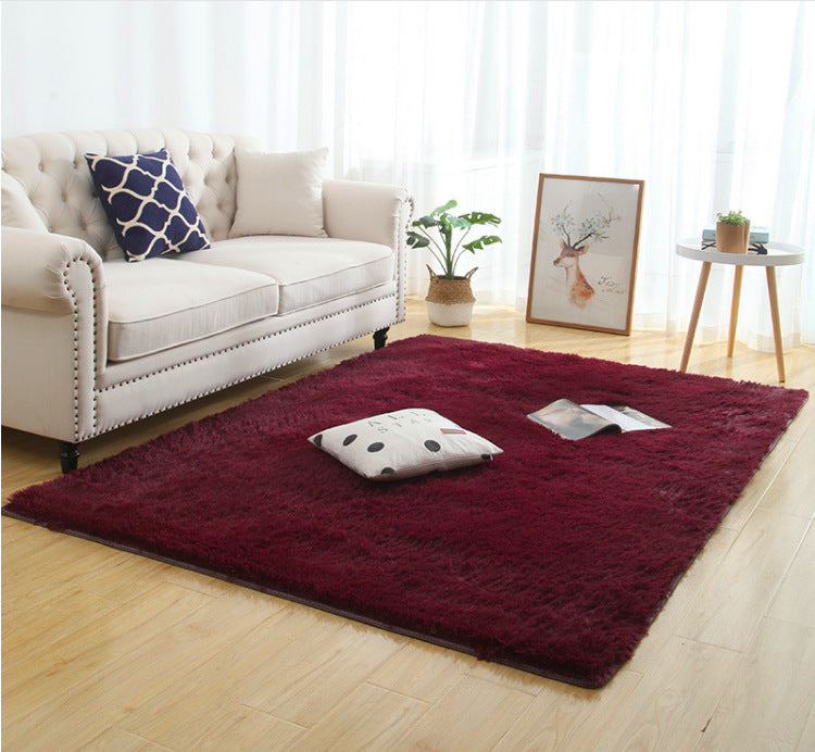 Silky Fluffy Shaggy Rug for Modern Home Decor Comfort