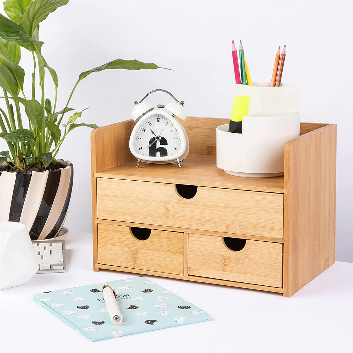 INS Style Multi-Layer Desktop Cosmetic Organizer – Makeup & Skincare Storage with Drawers