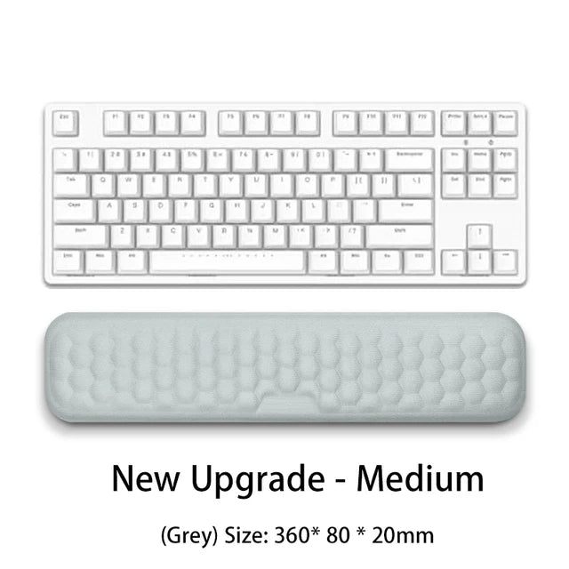 Ergonomic Memory Foam Keyboard Mouse Wrist Rest Pad