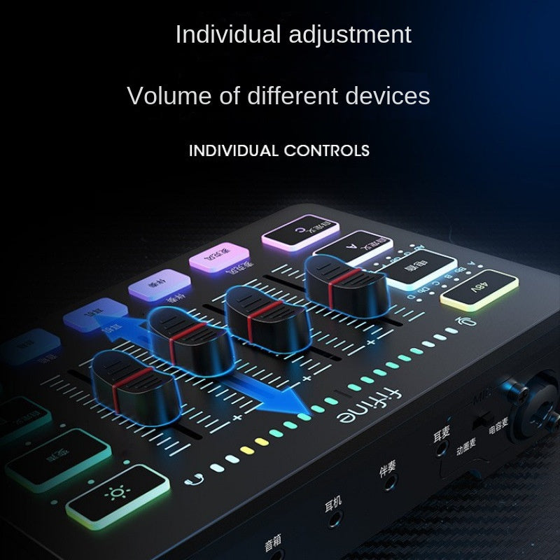 SC3 USB Sound Card Streaming Microphone Kit
