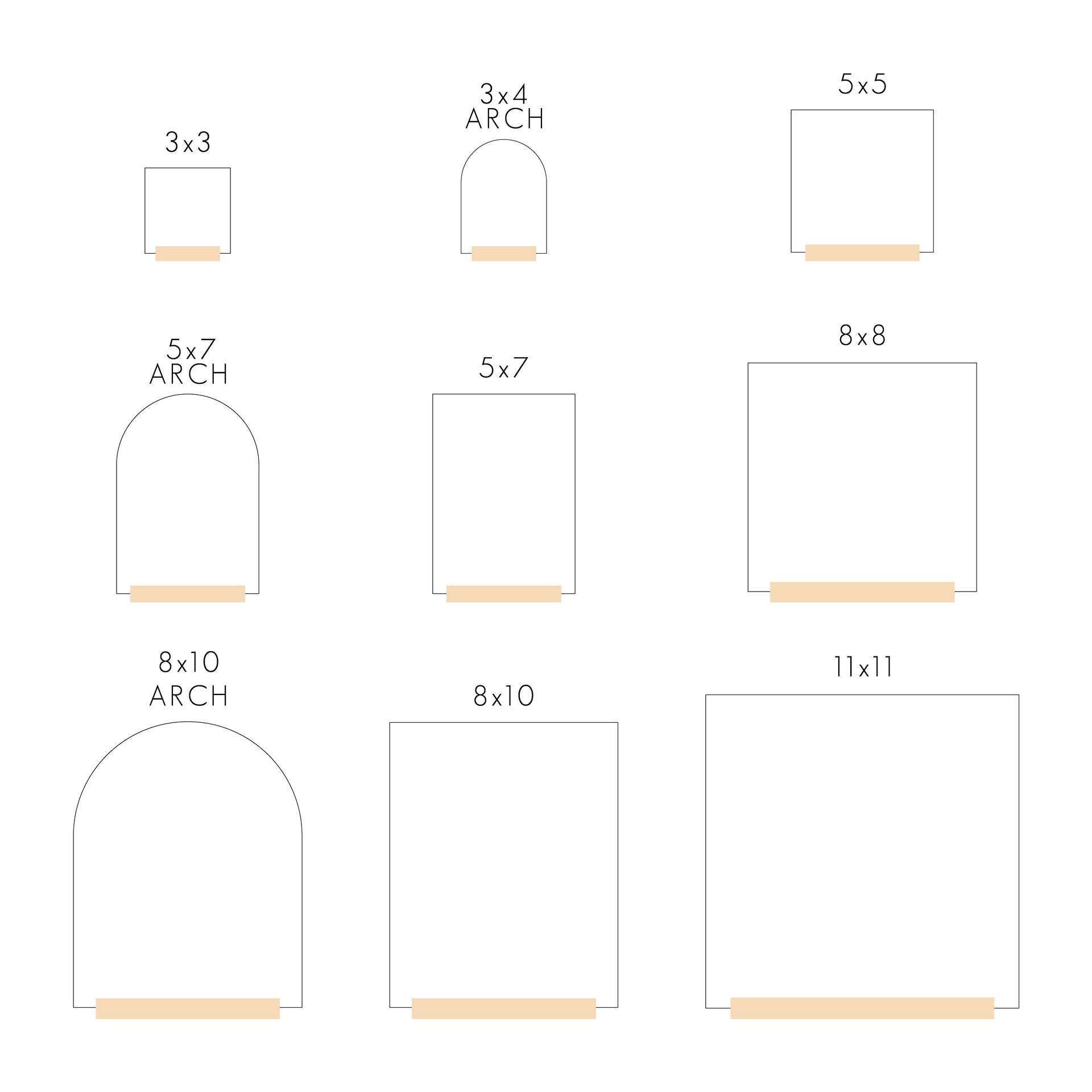 Minimalist Monthly Square Desk Calendar for Home Office Decor