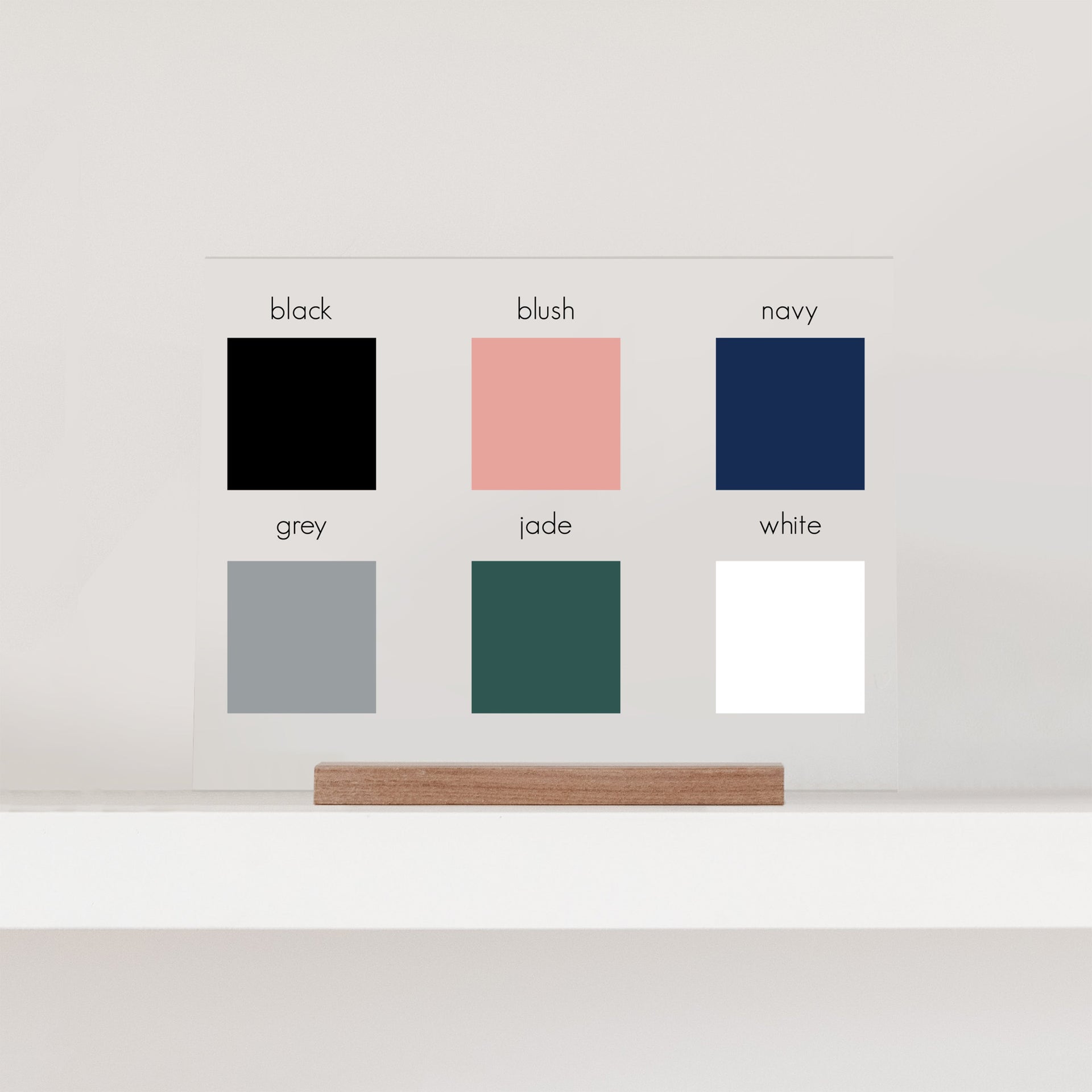 Minimalist Monthly Square Desk Calendar for Home Office Decor