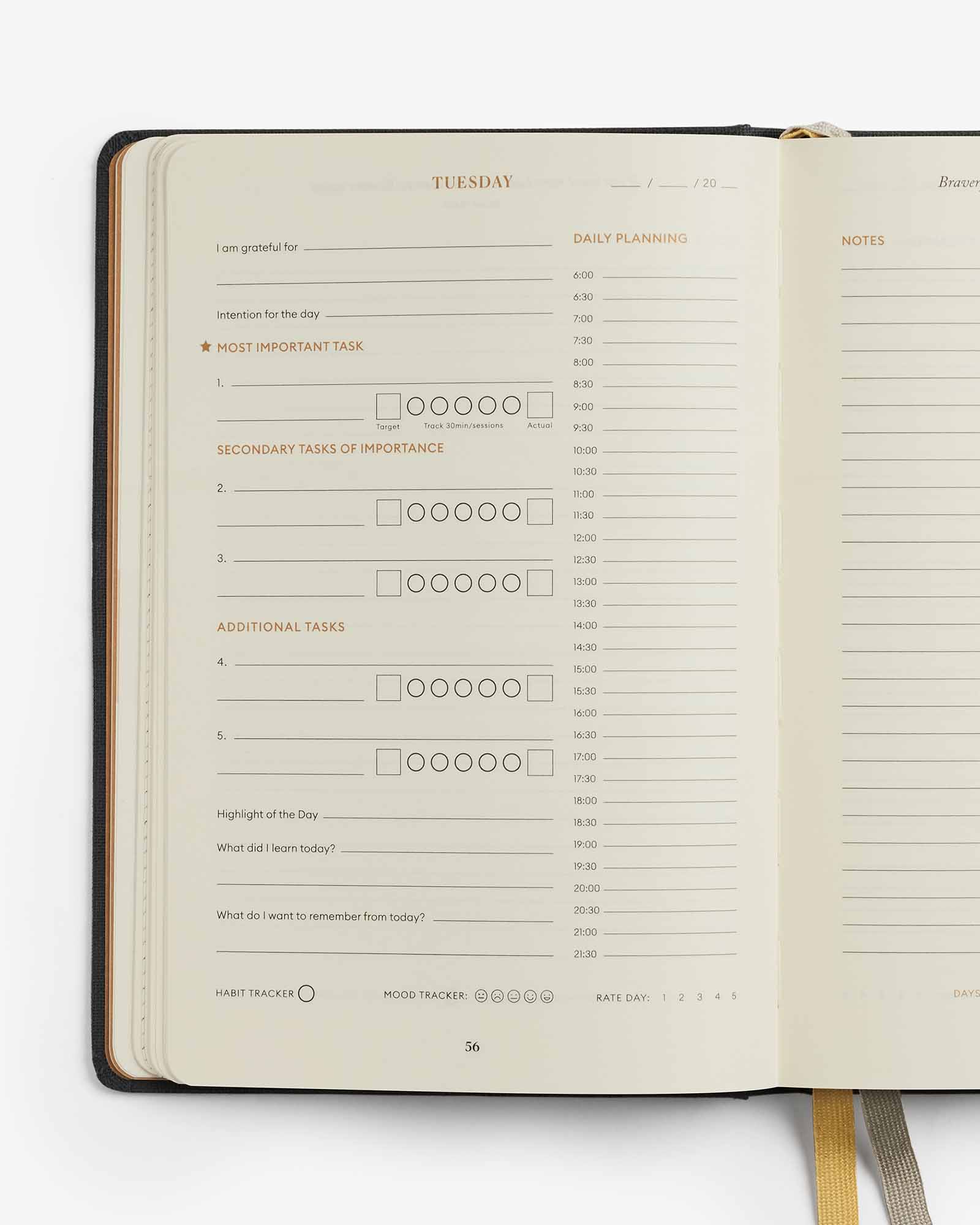 Quarterly Productivity Planner for Goal Setting and Organization