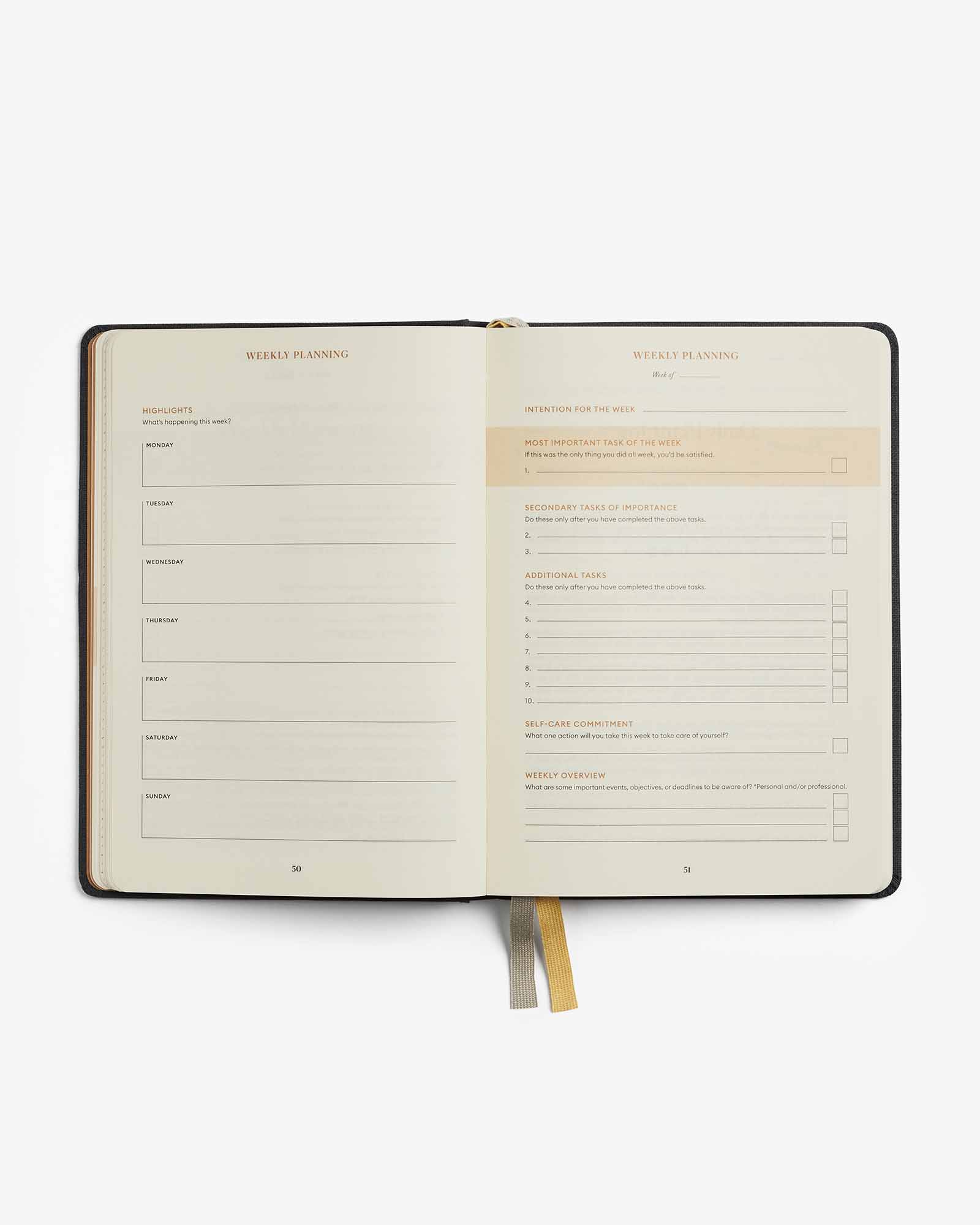 Quarterly Productivity Planner for Goal Setting and Organization