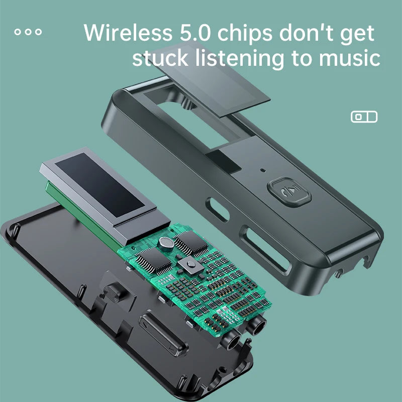 Bluetooth 5.0 LCD Audio Receiver Transmitter Adapter with Display