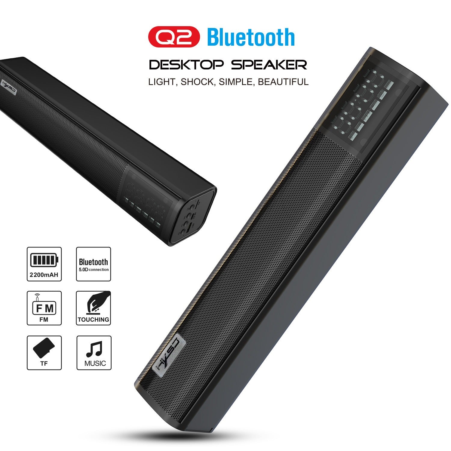 Q2 Bluetooth 5.0 Portable Speaker