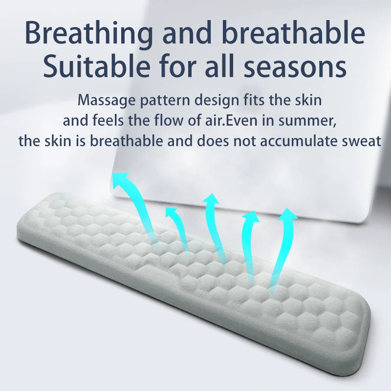 Ergonomic Memory Foam Keyboard Mouse Wrist Rest Pad