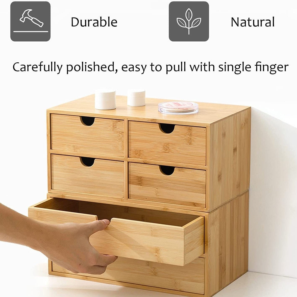 INS Style Multi-Layer Desktop Cosmetic Organizer – Makeup & Skincare Storage with Drawers