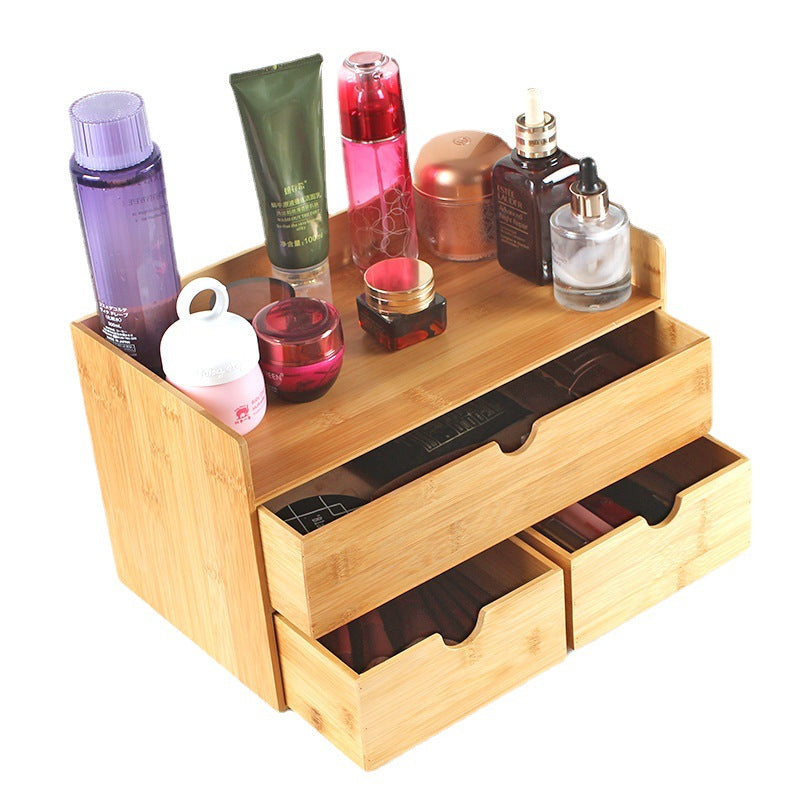 INS Style Multi-Layer Desktop Cosmetic Organizer – Makeup & Skincare Storage with Drawers