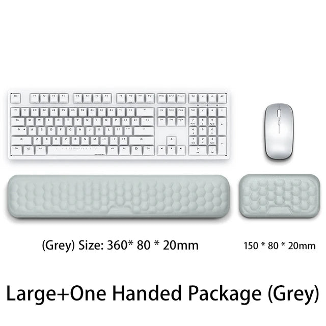 Ergonomic Memory Foam Keyboard Mouse Wrist Rest Pad