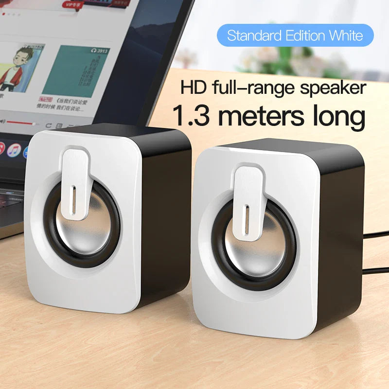Mini USB Wired Computer Speakers with 3D Stereo Sound