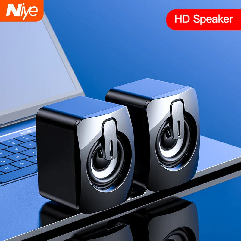 Mini USB Wired Computer Speakers with 3D Stereo Sound