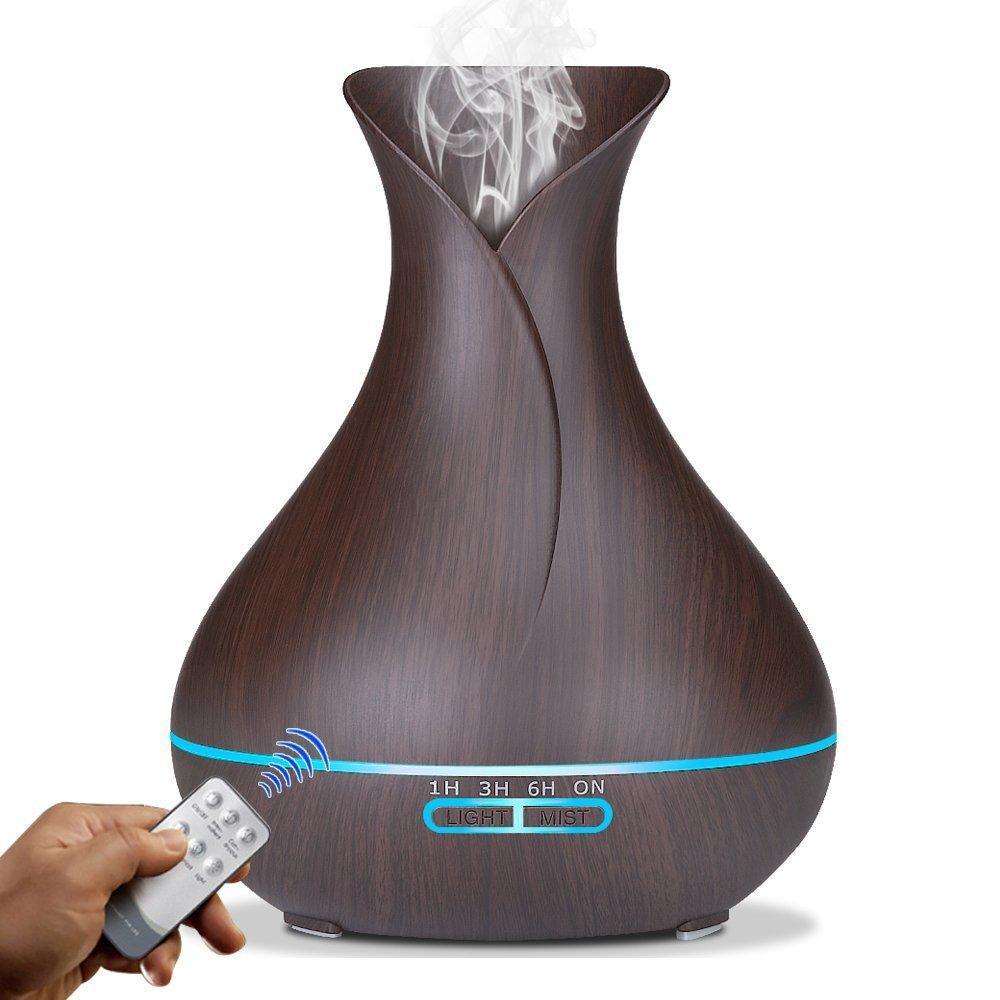 500ML Ultrasonic Essential Oil Diffuser with Seven Color Lights