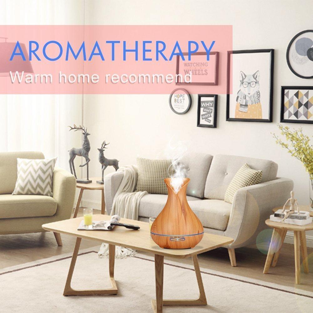 500ML Ultrasonic Essential Oil Diffuser with Seven Color Lights