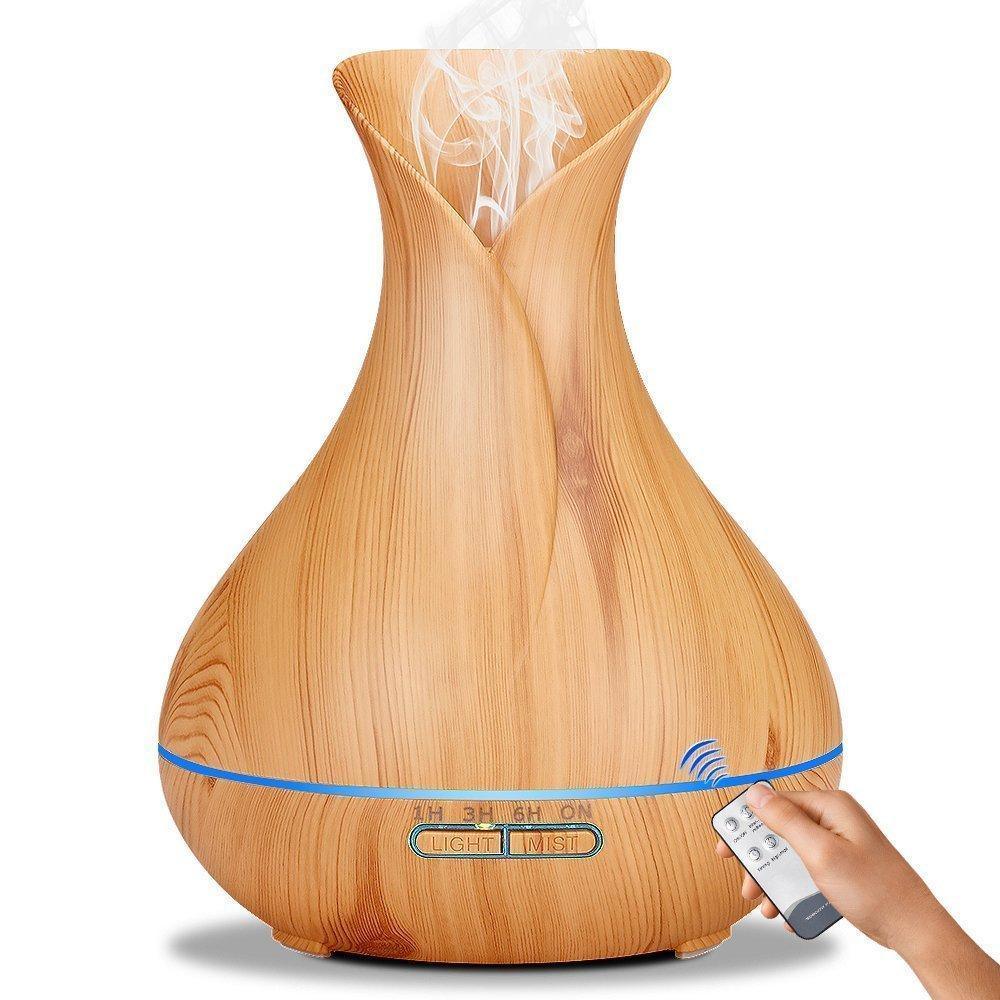 500ML Ultrasonic Essential Oil Diffuser with Seven Color Lights