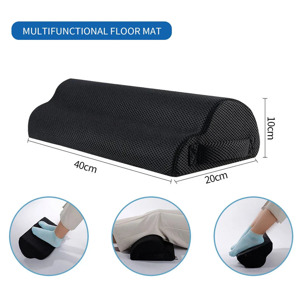 Ergonomic Under Desk Foot Rest Cushion with Massage