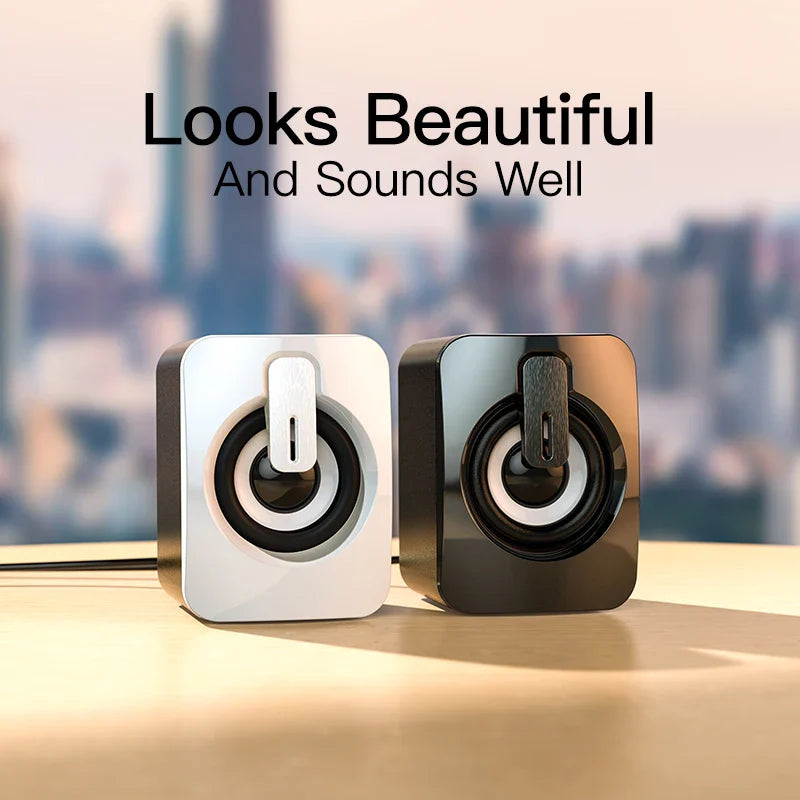 Mini USB Wired Computer Speakers with 3D Stereo Sound