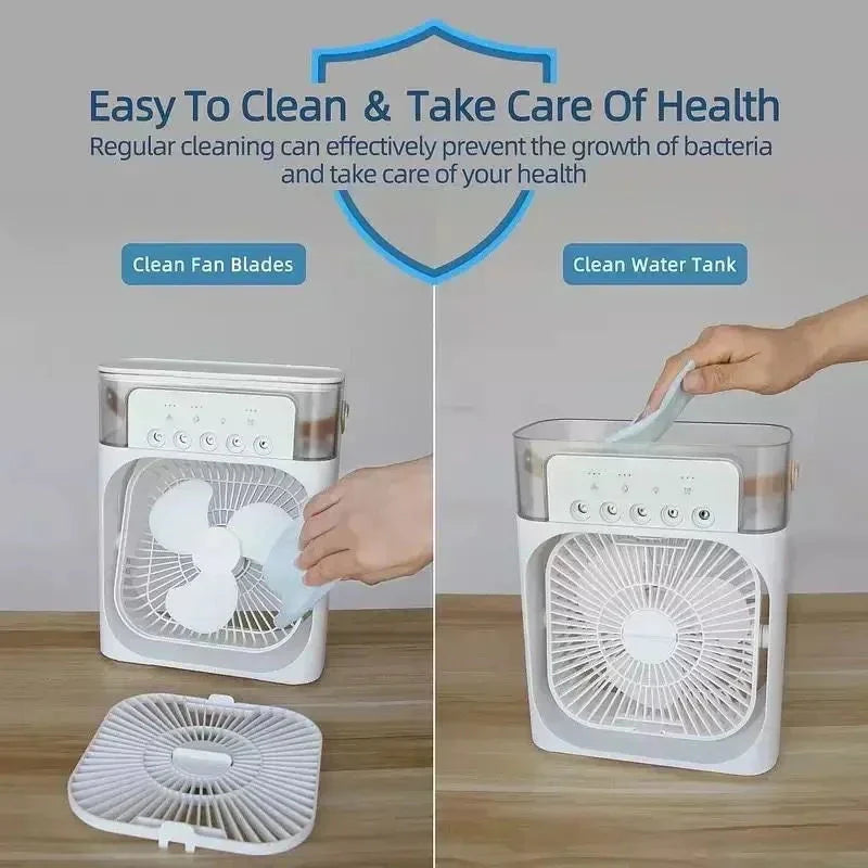 Portable Air Cooler Fan with Humidifier for Home