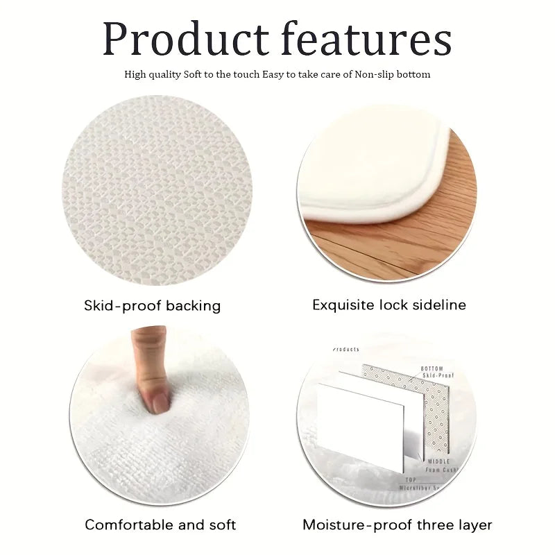 Study Floor Chair Mat for Desk Bedroom Home Decoration
