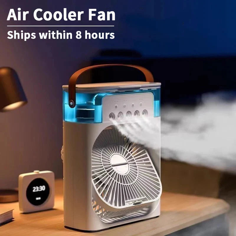 Portable Air Cooler Fan with Humidifier for Home