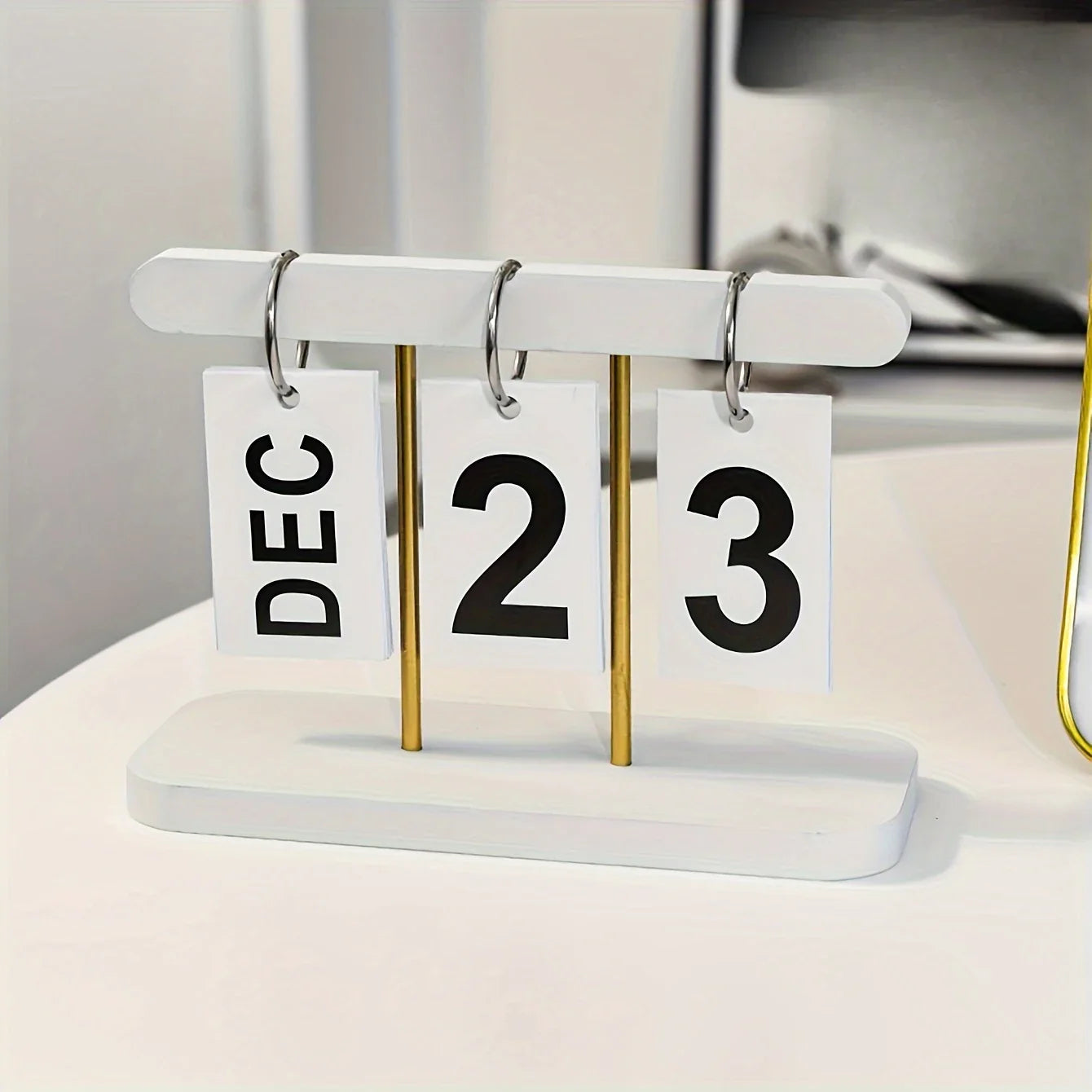 Modern Minimalist Flip Desk Calendar for Home Office Decor