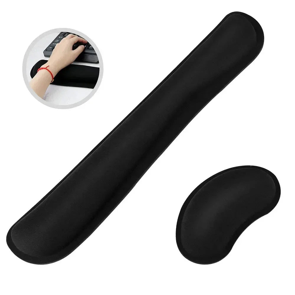 Memory Foam Keyboard Mouse Wrist Rest Support Kit