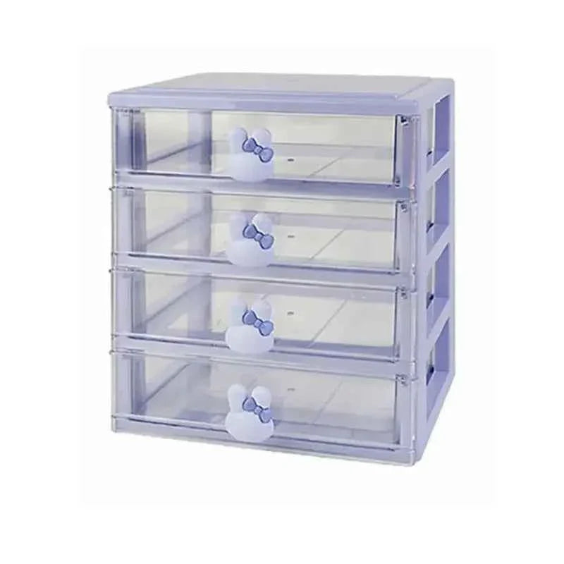 Desktop Storage Organizer Box with Drawer and Pen Holder