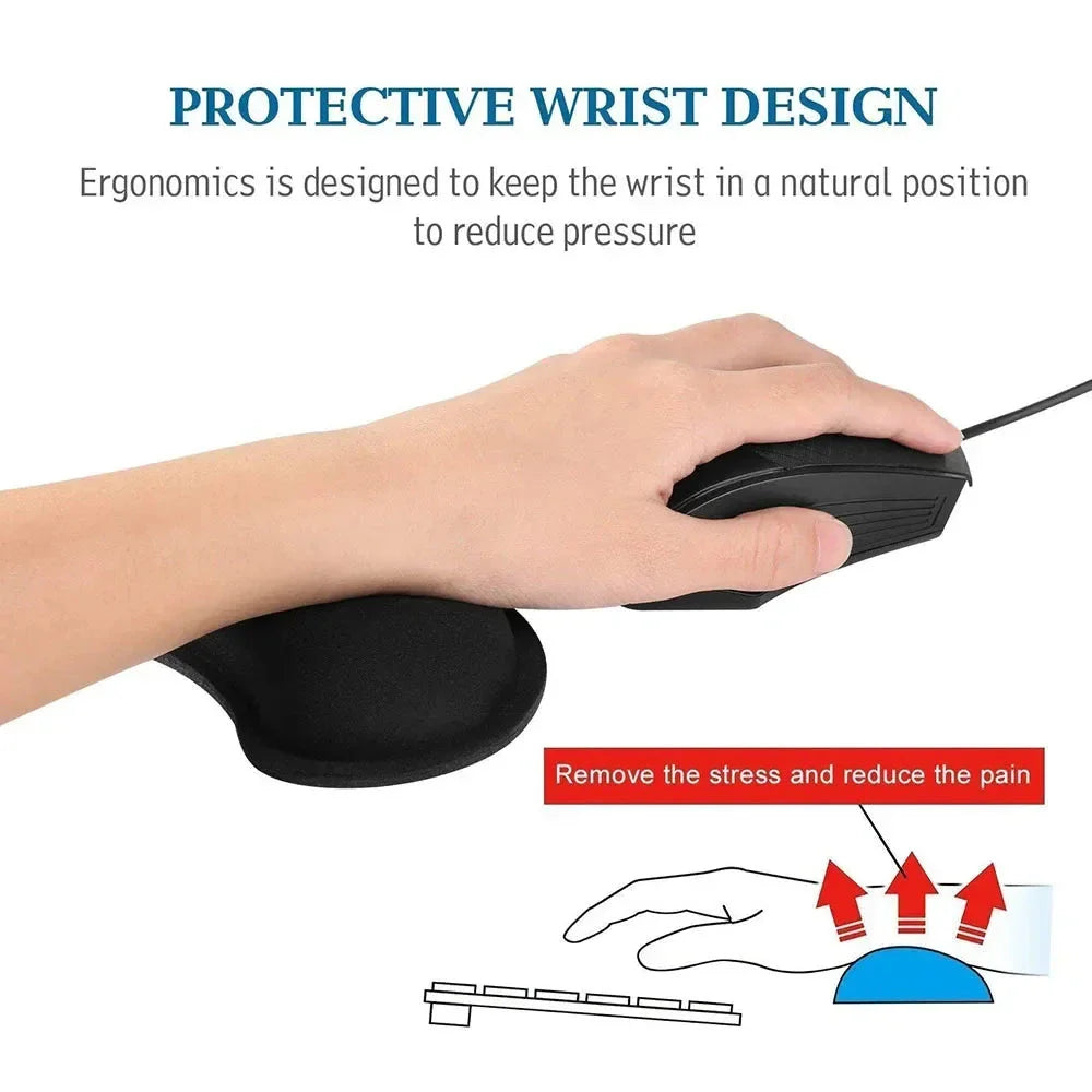 Memory Foam Keyboard Mouse Wrist Rest Support Kit