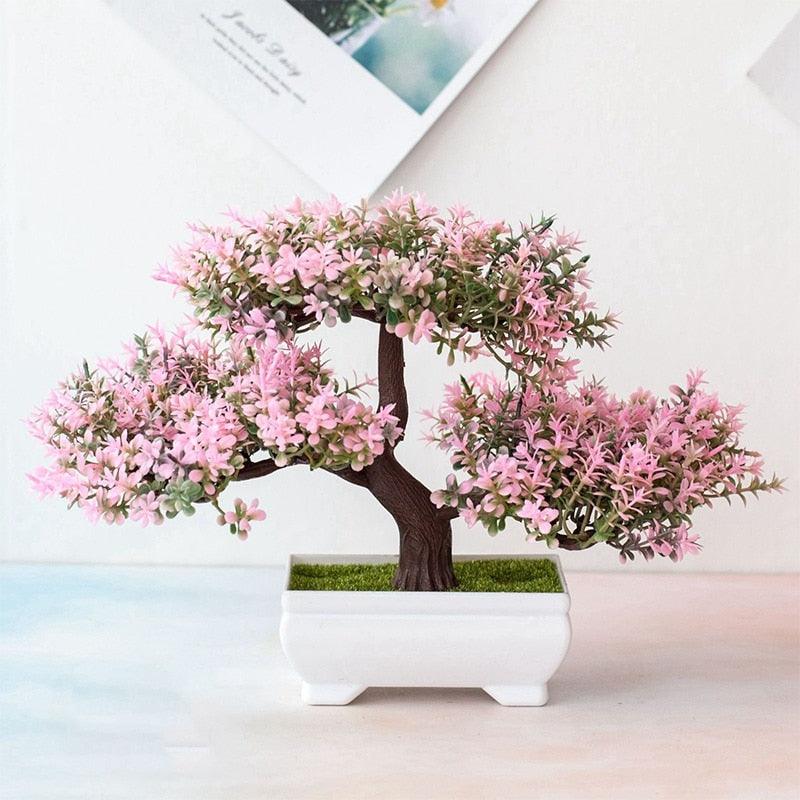 Artificial Bonsai Tree Potted Plant for Home Office Decor