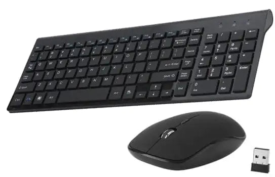 Wireless Keyboard and Ergonomic Mouse Combo Set