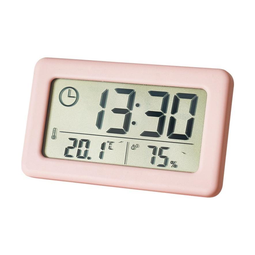 LED Digital Alarm Clock with Temperature Date Display