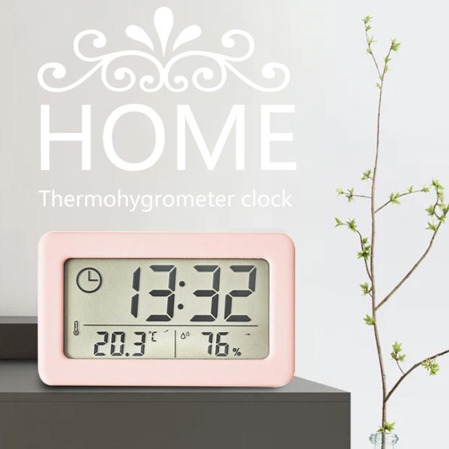 LED Digital Alarm Clock with Temperature Date Display