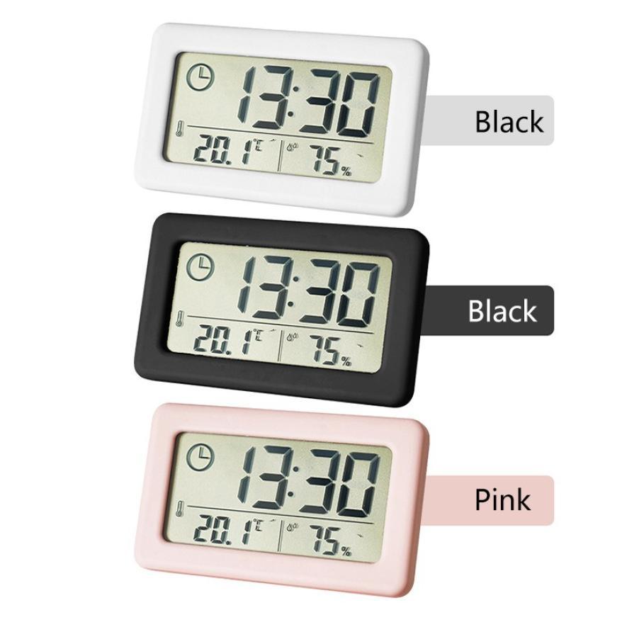 LED Digital Alarm Clock with Temperature Date Display