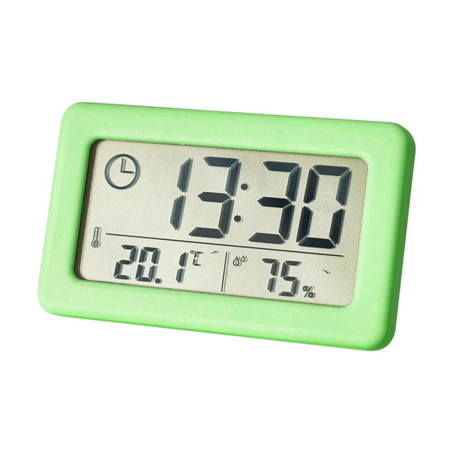 LED Digital Alarm Clock with Temperature Date Display