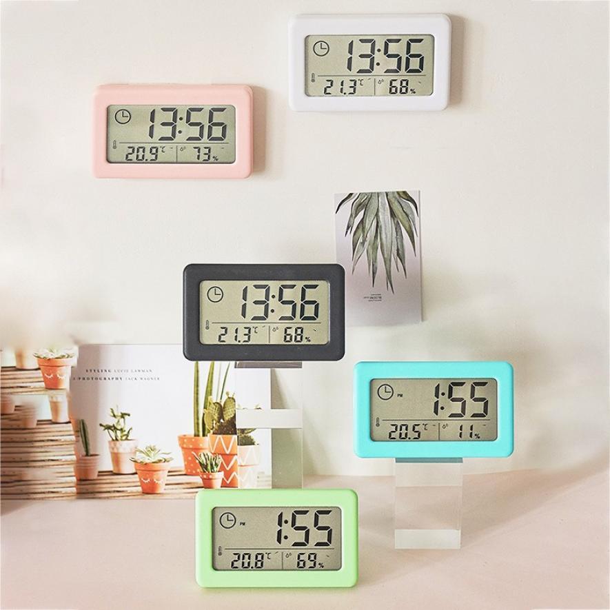 LED Digital Alarm Clock with Temperature Date Display
