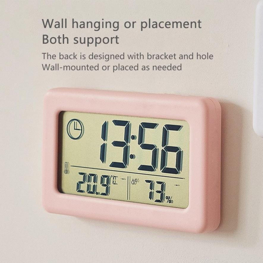 LED Digital Alarm Clock with Temperature Date Display