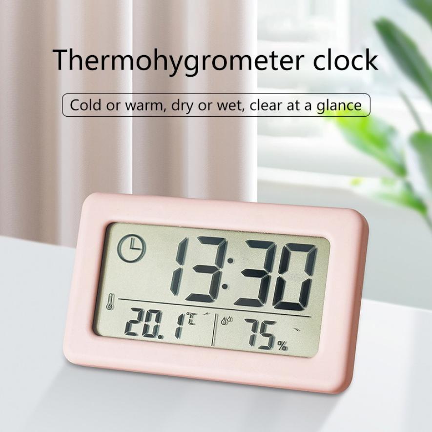 LED Digital Alarm Clock with Temperature Date Display