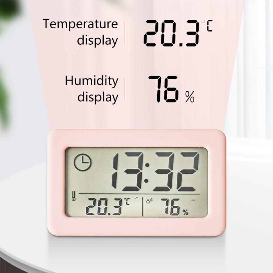 LED Digital Alarm Clock with Temperature Date Display