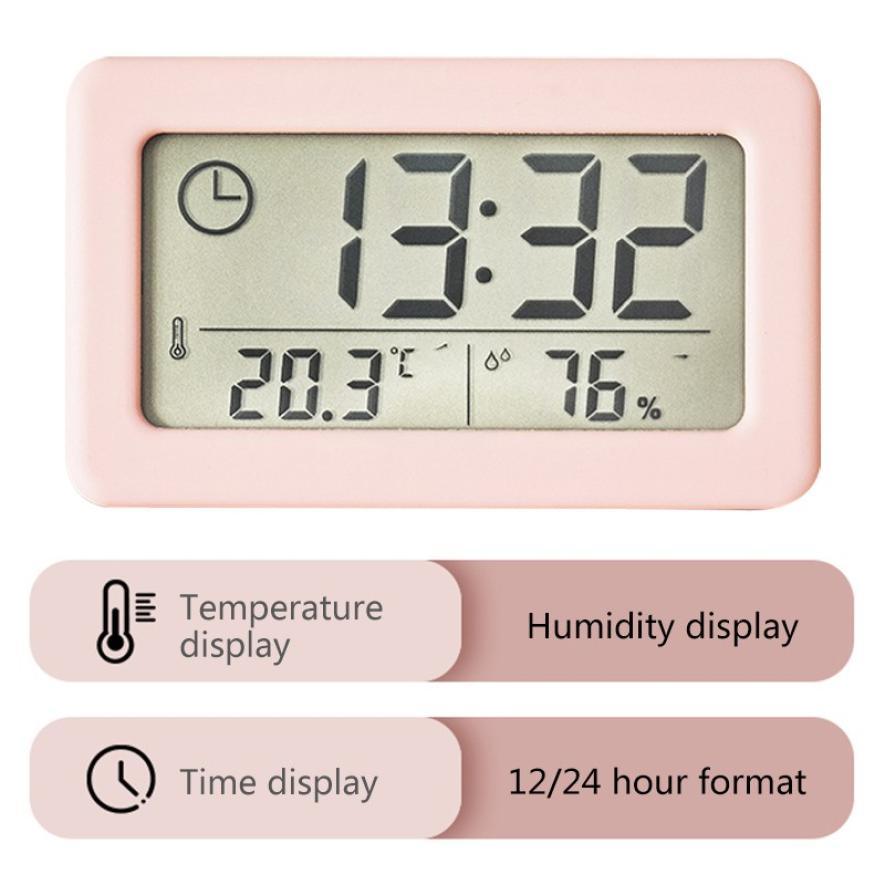 LED Digital Alarm Clock with Temperature Date Display