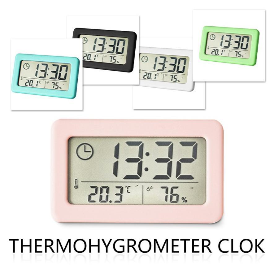 LED Digital Alarm Clock with Temperature Date Display